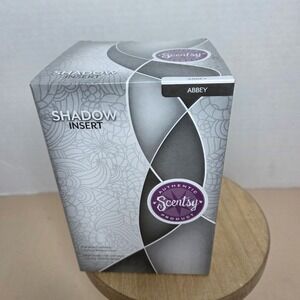 Scentsy Shadow Insert "Abbey" Black Metal‎ Lantern Shade Holder Home Decor